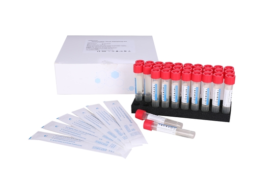 6ml Bộ dụng cụ ngoáy mũi dùng một lần Nylon Văn hóa gạc và ống vận chuyển
