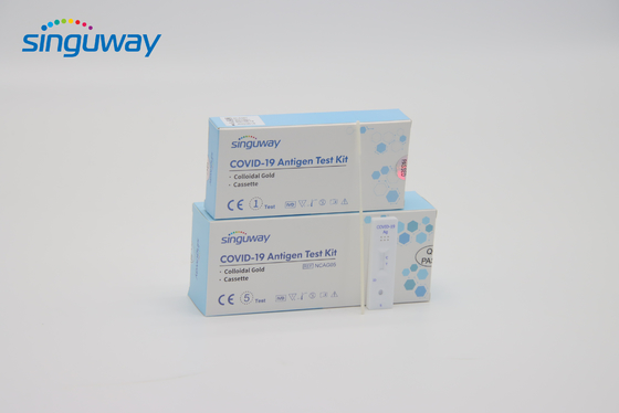 Bộ dụng cụ tự kiểm tra kháng nguyên nhanh 15 phút Thẻ kiểm tra được chấp thuận của Châu Âu ISO13485 ISO9001