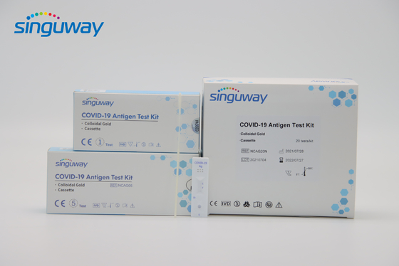 Độ chính xác 98,3% Bộ tự kiểm tra kháng nguyên nhanh OEM Loại một bước
