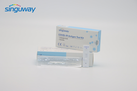 CE Coronavirus Ag Antigen Test Rapid Cassette Swab Thử nghiệm cá nhân tiện lợi