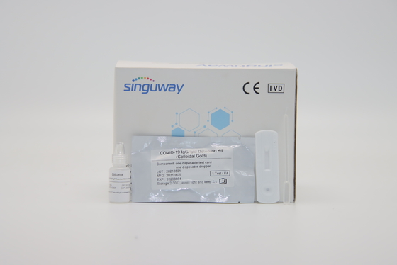 Oral Swab Bộ xét nghiệm kháng thể Igg nhanh chóng Bộ xét nghiệm tự kiểm tra Igm OEM Singuway
