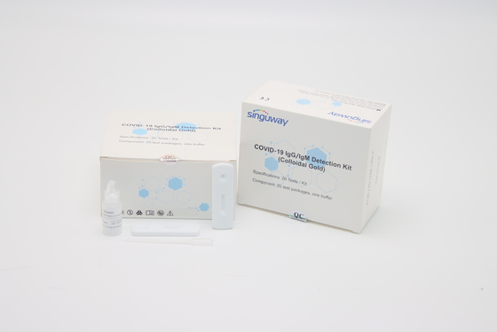 Bộ xét nghiệm kháng thể nhanh IgM IgG trong máu có độ chính xác cao Cassette viêm gan B