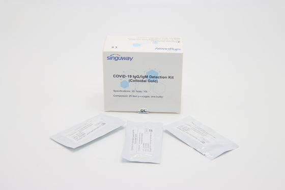Bộ xét nghiệm kháng thể nhanh Igg Igm chẩn đoán Độ chính xác trên 98%